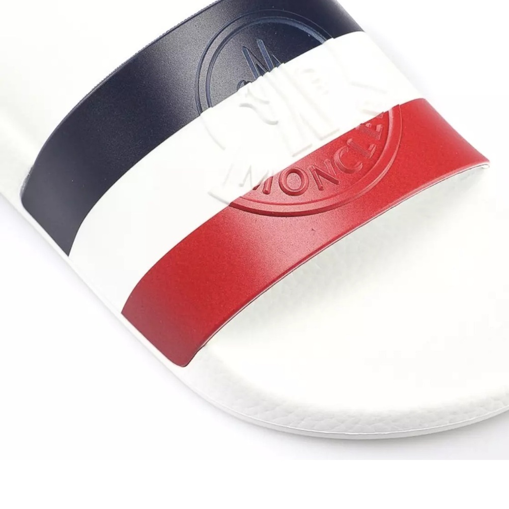 NIB $275 Moncler Jeanne Pool Slides Size 40 - Picture 4 of 10